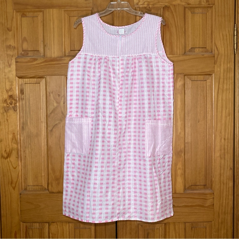 NWOT Lati Fashion Sleepwear Lightweight Nightgown Housecoat Pink Size L Large